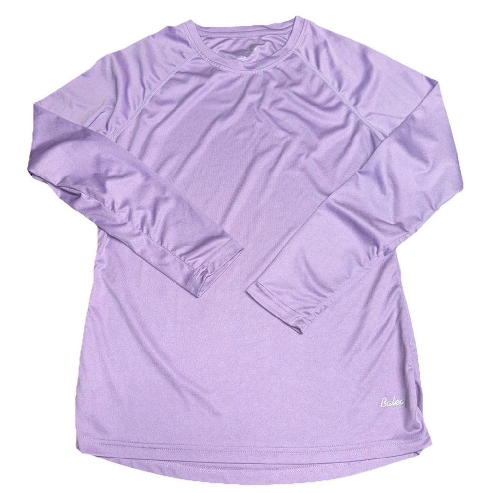 Baleaf Women's Medium Lavender Long Sleeve Base Layer Performance Outdoors